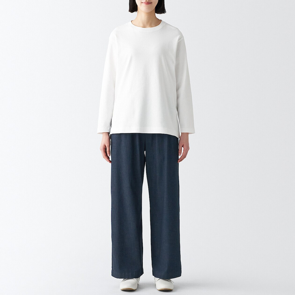 無印良品 MUJI 有機棉寬版原色牛仔褲 / 大尺寸 = 簡約 x 文青 x 禪風 歷史價格詳細信息