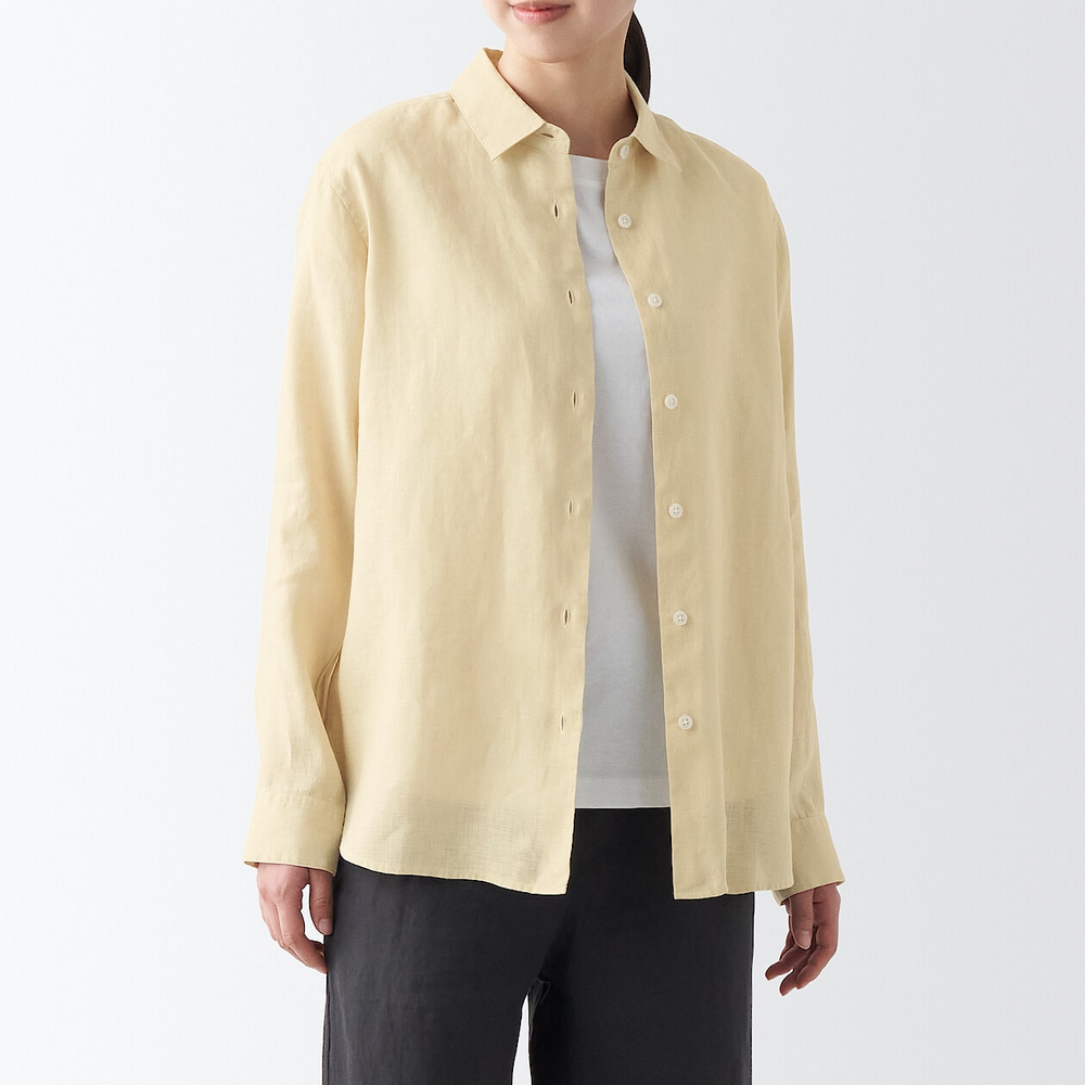 【MUJI 無印良品】女大麻混彈性直筒裙(共4色) 歷史價格詳細信息