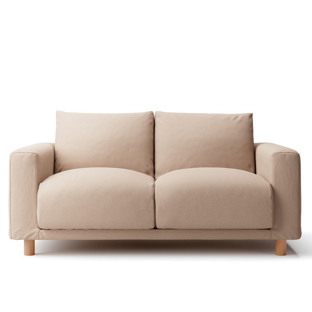 【MUJI 無印良品】沙發本體/2人座/聚氨酯獨立筒/棉平織/深棕(大型家具配送) 歷史價格詳細信息