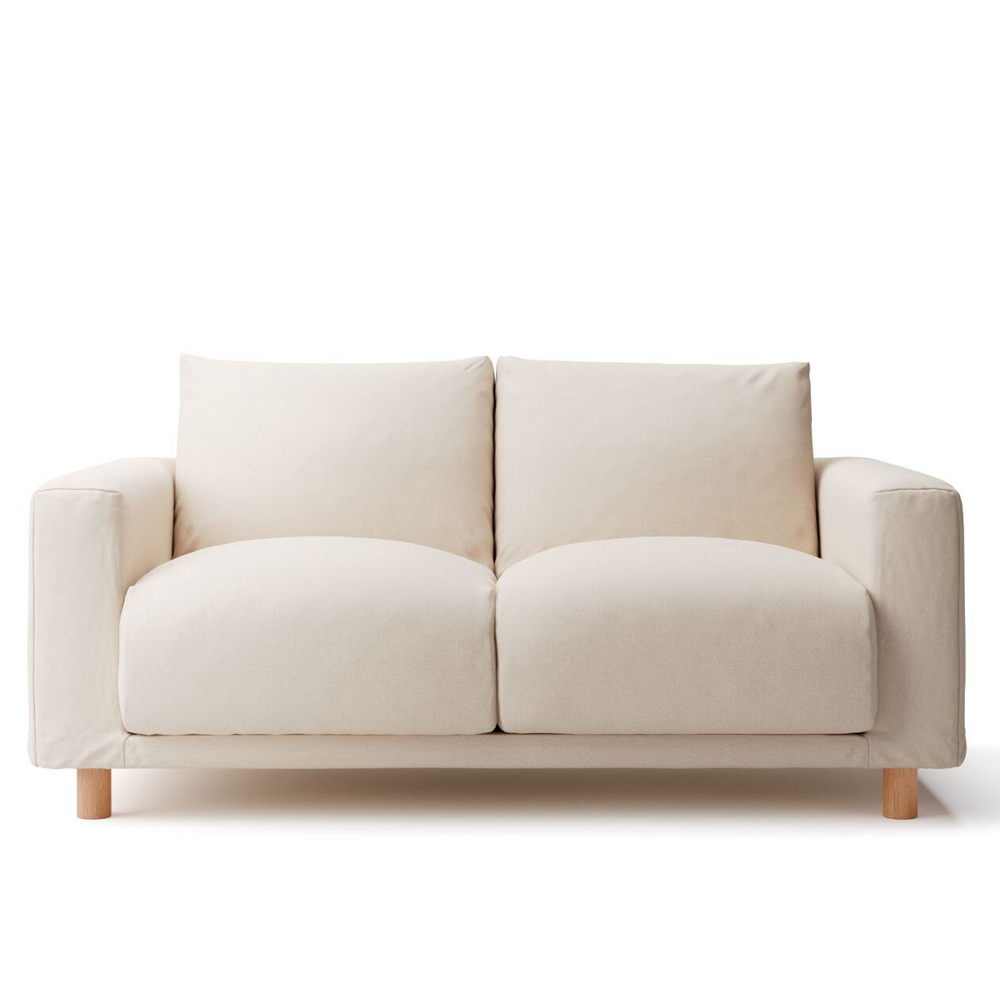 【MUJI 無印良品】沙發本體/2人座/聚氨酯獨立筒/棉平織/深棕(大型家具配送) 歷史價格詳細信息