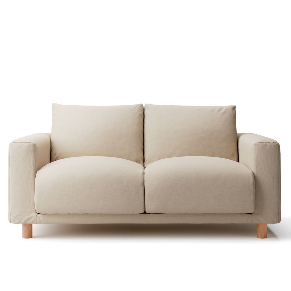 【MUJI 無印良品】沙發本體/2人座/聚氨酯獨立筒/棉平織/深棕(大型家具配送) 歷史價格詳細信息