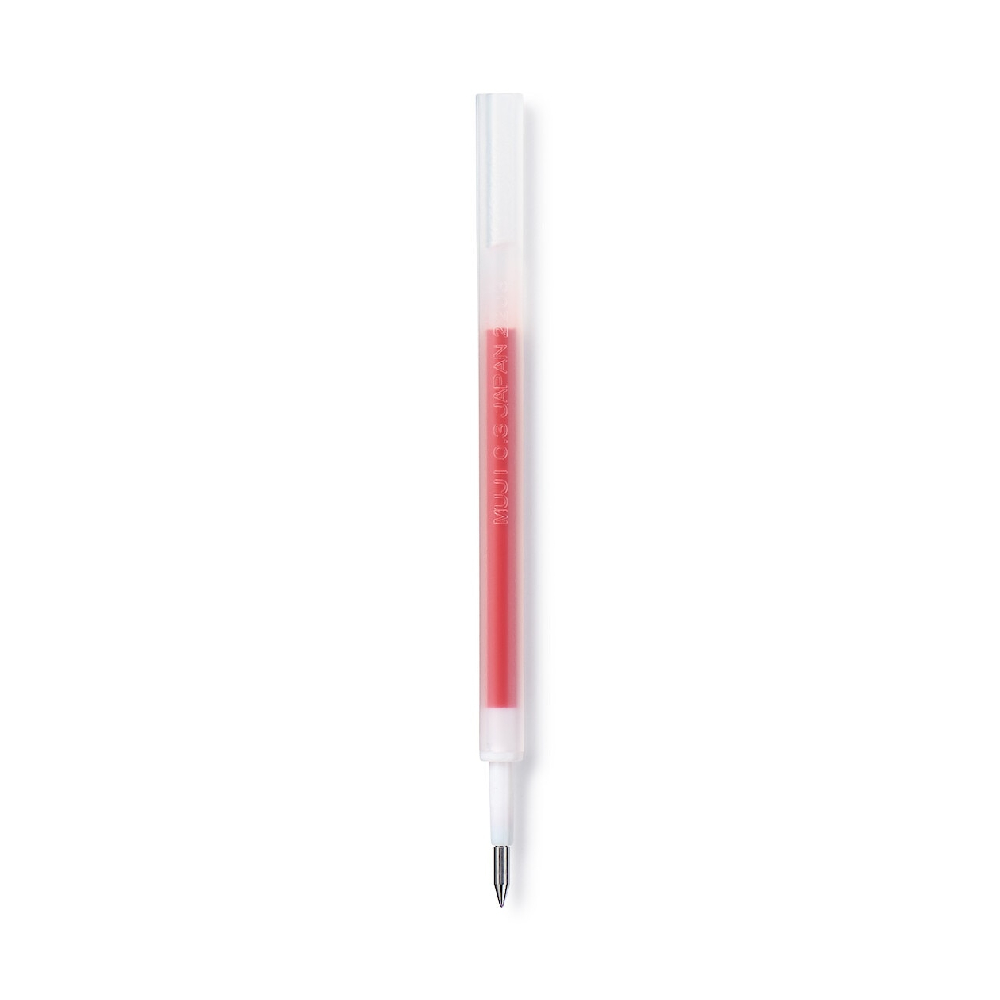 【MUJI 無印良品】自由換芯滑順膠墨筆芯/紅紫0.5mm 歷史價格詳細信息
