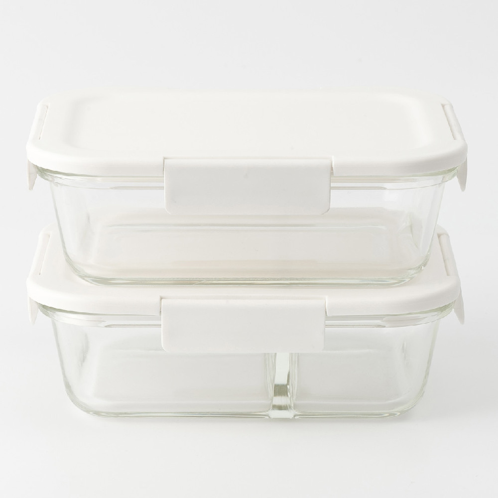 耐熱玻璃便當盒/大1000ml【MUJI 無印良品】 歷史價格詳細信息