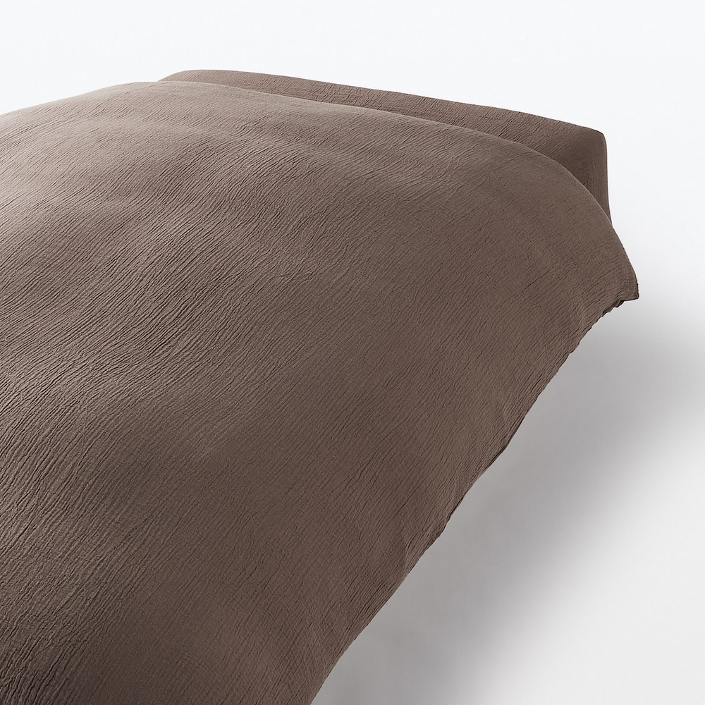 【MUJI 無印良品】萊賽爾混二重紗織被套(SD柔白)+枕套(43柔白) 歷史價格詳細信息