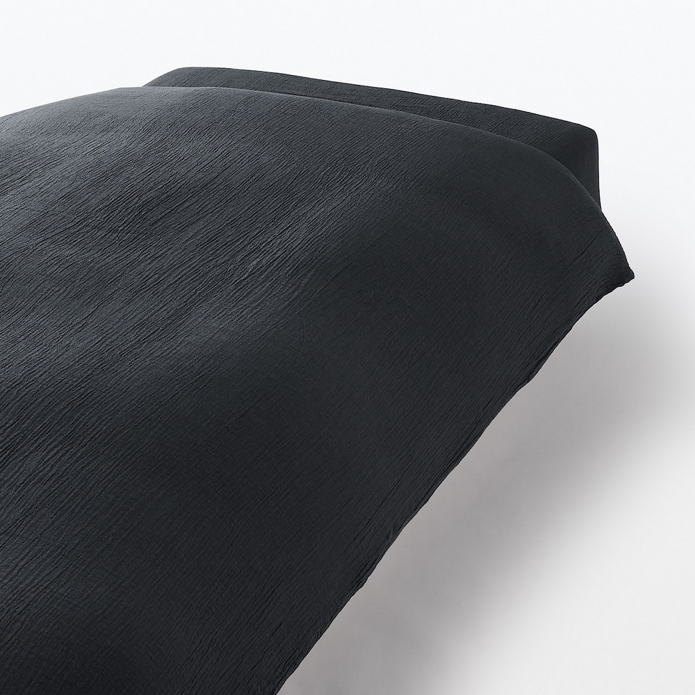 【MUJI 無印良品】萊賽爾混二重紗織被套(SD柔白)+枕套(43柔白) 歷史價格詳細信息