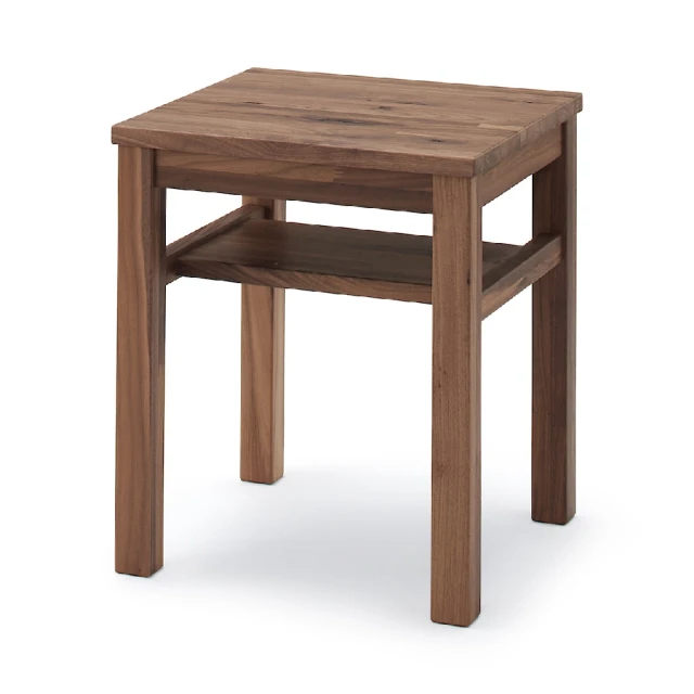 節眼木製桌邊凳/板座/胡桃木(大型家具配送)【MUJI 無印良品】 歷史價格詳細信息