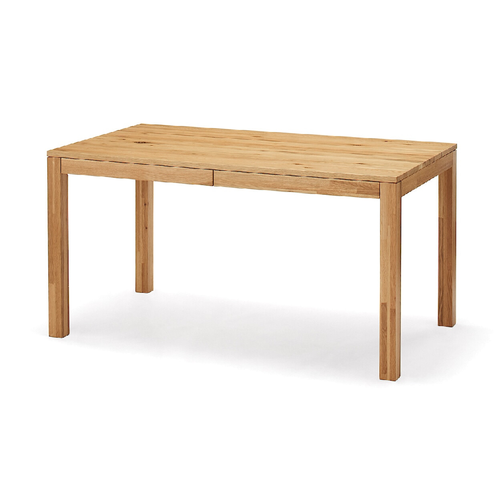 【MUJI 無印良品】木製餐桌/附抽屜/橡木/寬180CM(大型家具配送) 歷史價格詳細信息