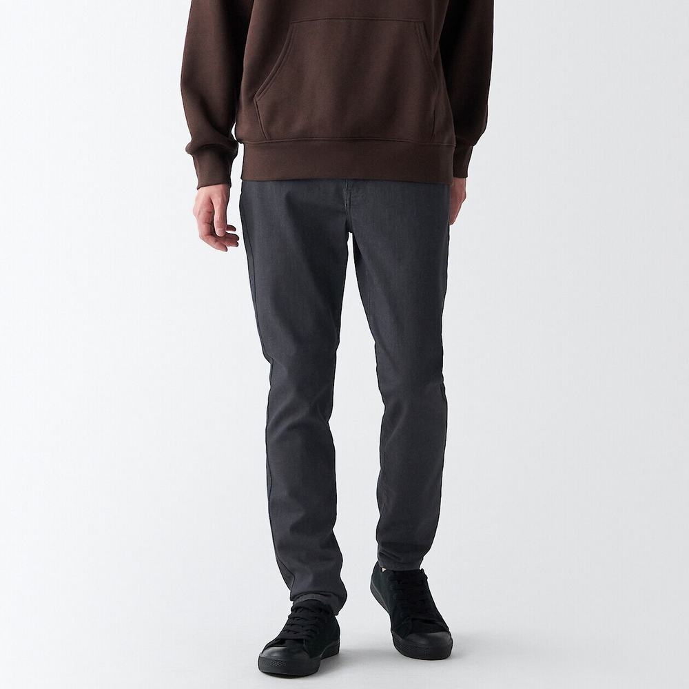 男有機棉混超彈力丹寧窄版褲【MUJI 無印良品】 歷史價格詳細信息