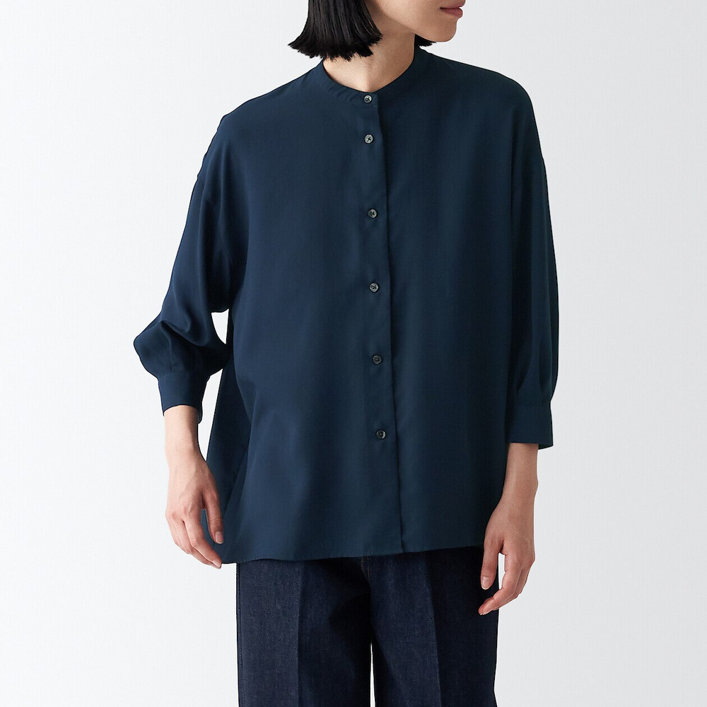 女萊賽爾混麻涼感舒適短袖家居睡衣【MUJI 無印良品】 歷史價格詳細信息