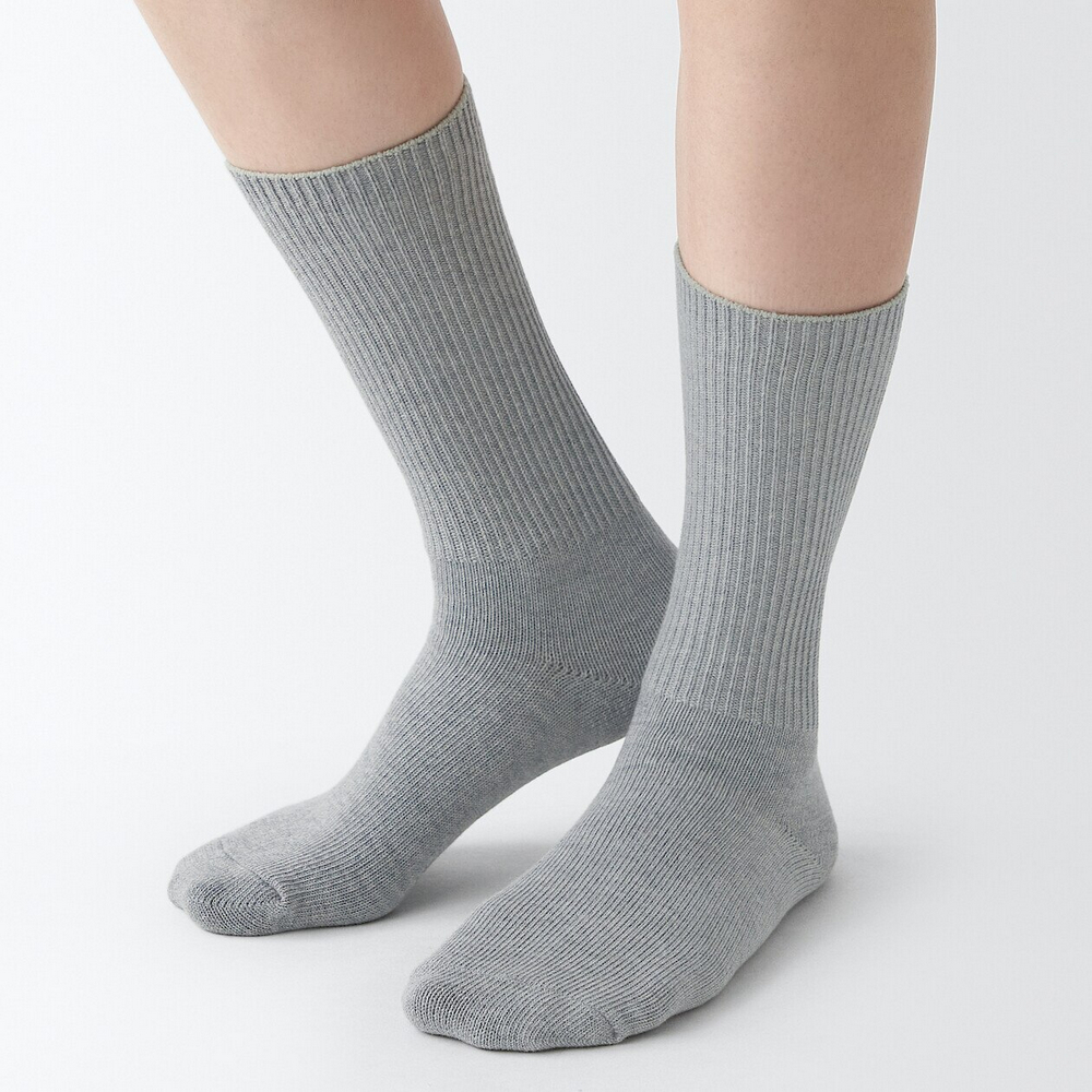 【MUJI 無印良品】女棉混足口柔軟舒適直角短襪(3入組) 歷史價格詳細信息