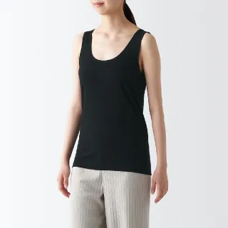 女棉混保暖U領八分袖T恤【MUJI 無印良品】 歷史價格詳細信息