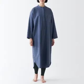 女棉混保暖U領八分袖T恤【MUJI 無印良品】 歷史價格詳細信息