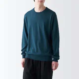 男羊毛可水洗中密織V領開襟衫【MUJI 無印良品】 歷史價格詳細信息