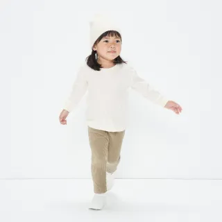 【MUJI 無印良品】幼兒棉混聚酯纖維高腰丹寧感緊身褲(共3色) 歷史價格詳細信息