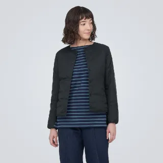【MUJI 無印良品】女輕量羽絨抗靜電內裏無領外套(共4色) 價格比較,價格查詢,歷史價格詳細信息