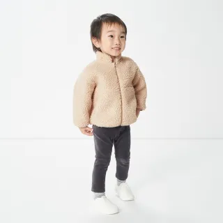 【MUJI 無印良品】幼兒聚酯纖維混棉高腰內裏刷毛長褲(共3色) 歷史價格詳細信息