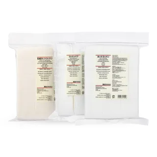 【MUJI 無印良品】壓邊化妝棉/189入 歷史價格詳細信息