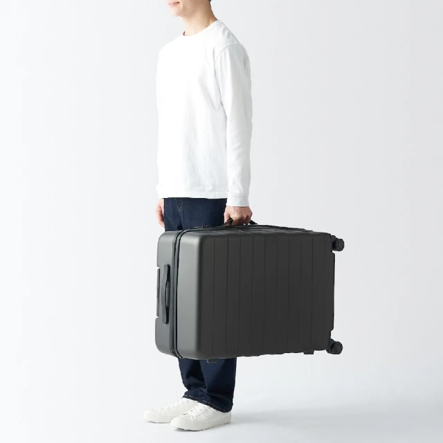 四輪硬殼止滑拉桿箱75L【MUJI 無印良品】白色 歷史價格詳細信息