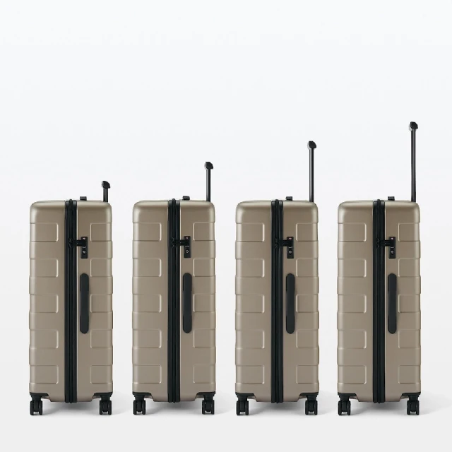 四輪硬殼止滑拉桿箱105L【MUJI 無印良品】 歷史價格詳細信息