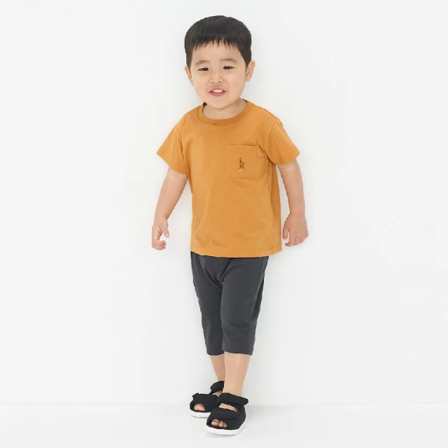 【MUJI 無印良品】幼兒棉混輕鬆活動舒適拼接錐形褲(共3色) 歷史價格詳細信息