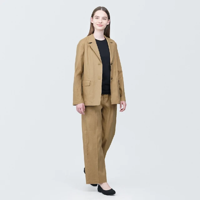 女大麻混嫘縈短袖套衫【MUJI 無印良品】 歷史價格詳細信息