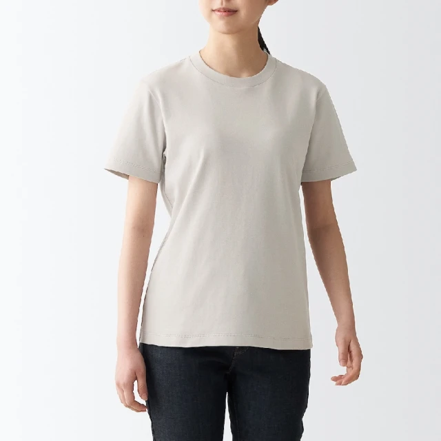 【MUJI 無印良品】女有機棉柔滑圓領短袖T恤(共6色) 歷史價格詳細信息