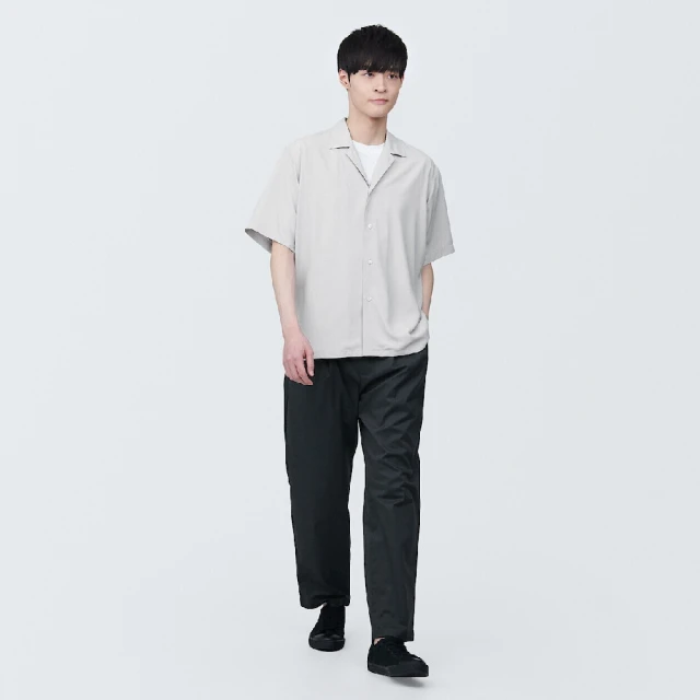 【MUJI 無印良品】男涼感鹿子織扣領短袖POLO衫(共4色) 歷史價格詳細信息