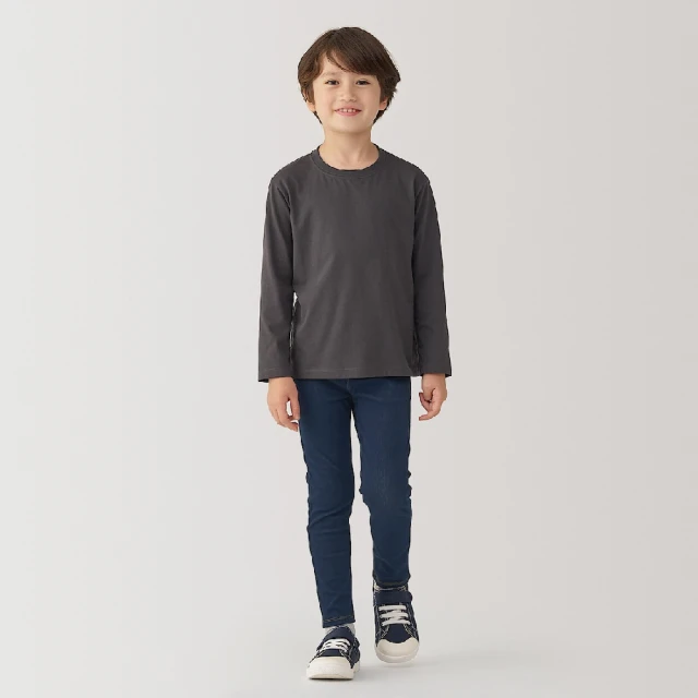 兒童針織丹寧感緊身長褲【MUJI 無印良品】 歷史價格詳細信息