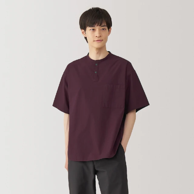 【MUJI 無印良品】男涼感鹿子織扣領短袖POLO衫(共4色) 歷史價格詳細信息