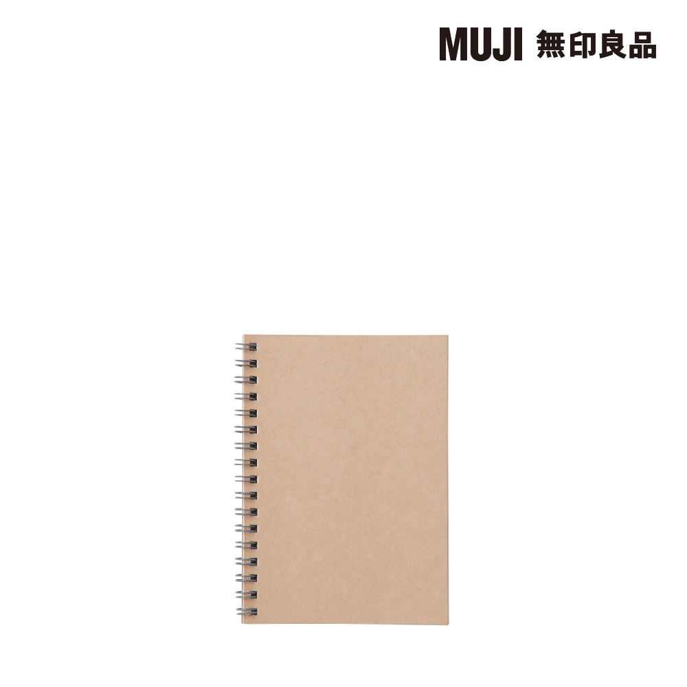 雙環筆記本(空白)/80張.B6.米色【MUJI 無印良品】 歷史價格詳細信息