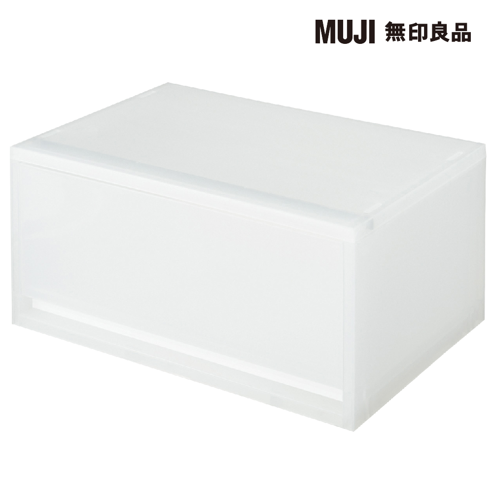 【MUJI 無印良品】PP資料盒/橫式/薄型/2個/白灰 歷史價格詳細信息
