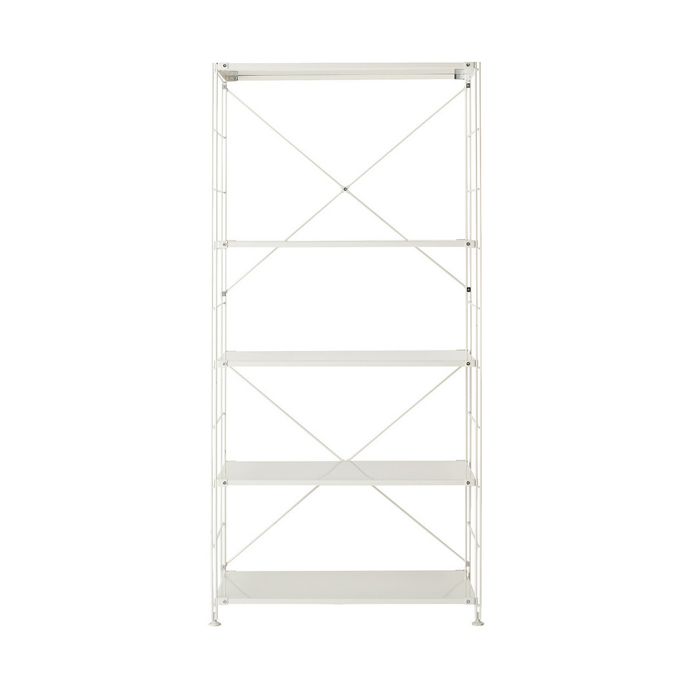 【MUJI 無印良品】SUS鋼製層架組/亮面淺灰/大(大型家具配送) 歷史價格詳細信息