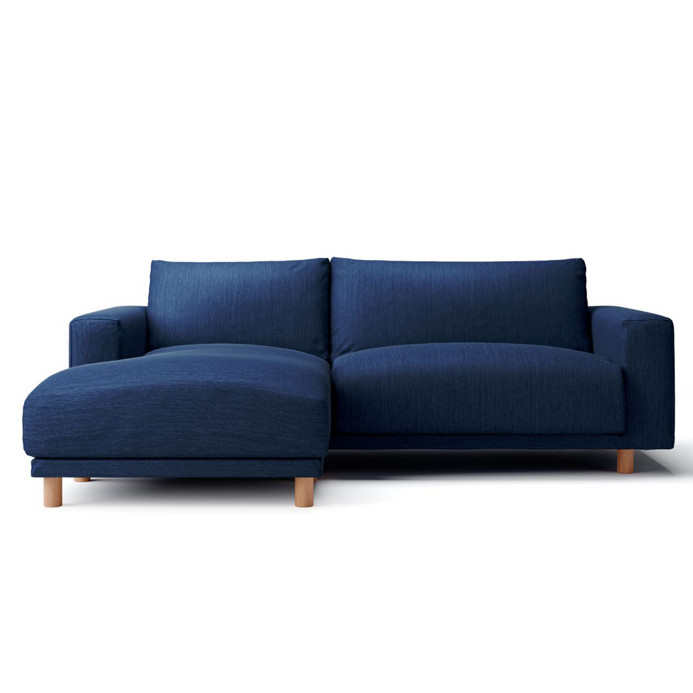 【MUJI 無印良品】棉丹寧羽毛獨立筒沙發凳套/深藍(大型家具配送) 歷史價格詳細信息