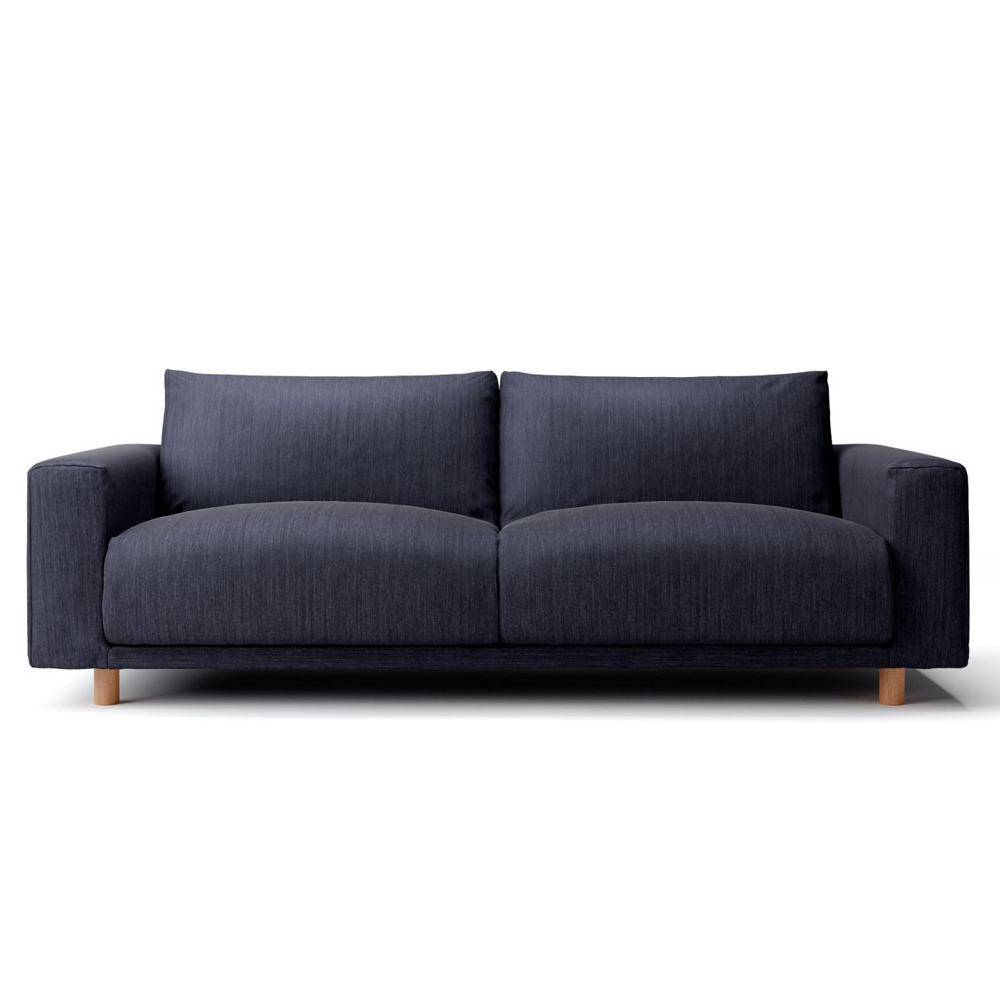 【MUJI 無印良品】棉丹寧羽毛獨立筒沙發凳套/深藍(大型家具配送) 歷史價格詳細信息