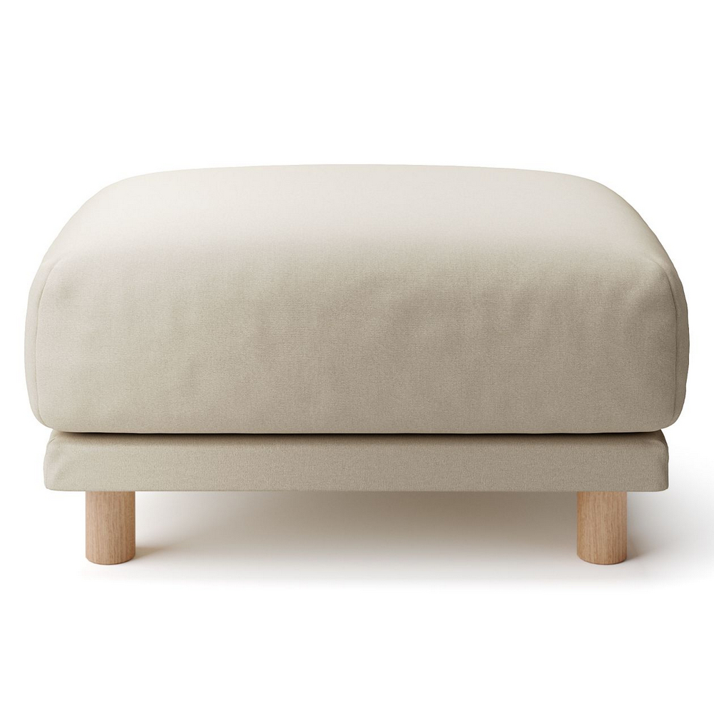 【MUJI 無印良品】沙發凳/聚氨酯獨立筒/棉麻網織/原色(大型家具配送) 歷史價格詳細信息