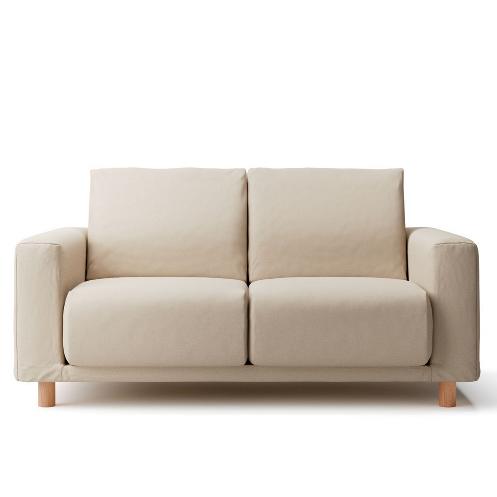 【MUJI 無印良品】棉鬆絨羽毛獨立筒沙發套/淺灰/3人座/躺椅型/右(大型家具配送) 歷史價格詳細信息