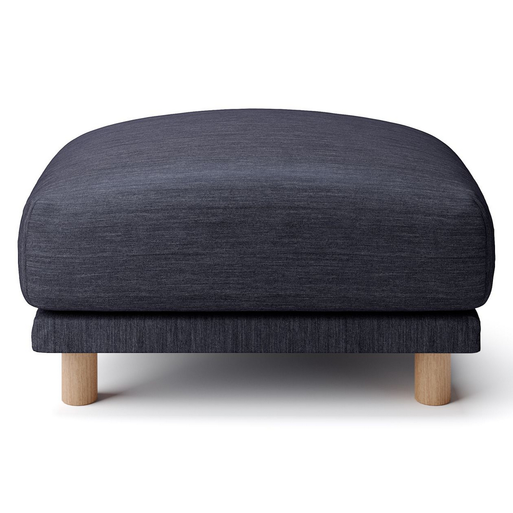 【MUJI 無印良品】棉丹寧聚氨酯獨立筒沙發凳套/深藍(大型家具配送) 歷史價格詳細信息