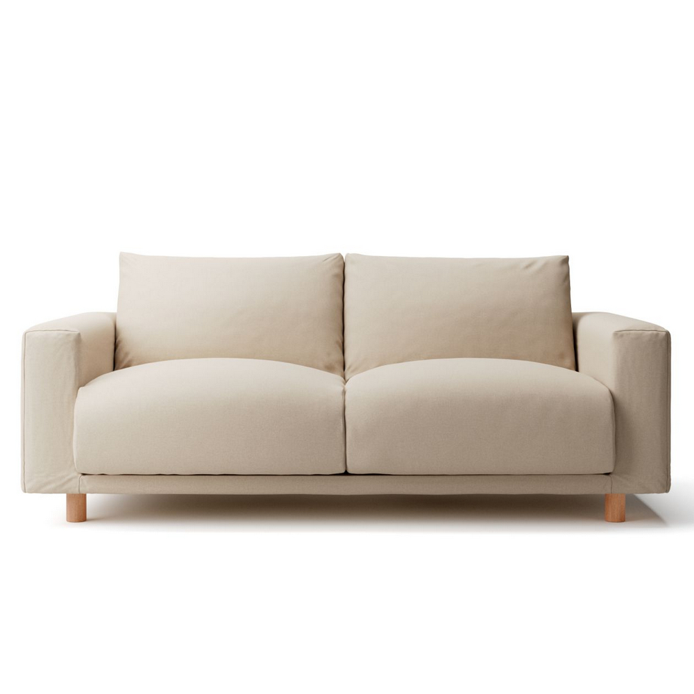 【MUJI 無印良品】棉鬆絨羽毛獨立筒沙發套/淺灰/3人座/躺椅型/右(大型家具配送) 歷史價格詳細信息