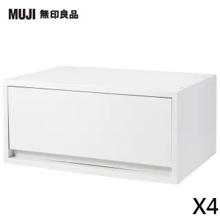 【MUJI 無印良品】PP資料盒/橫式/薄型/2個/白灰 歷史價格詳細信息