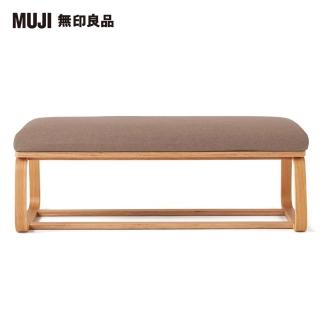 【MUJI 無印良品】LD兩用長凳(棉鬆絨/淺灰/大型家具配送) 歷史價格詳細信息