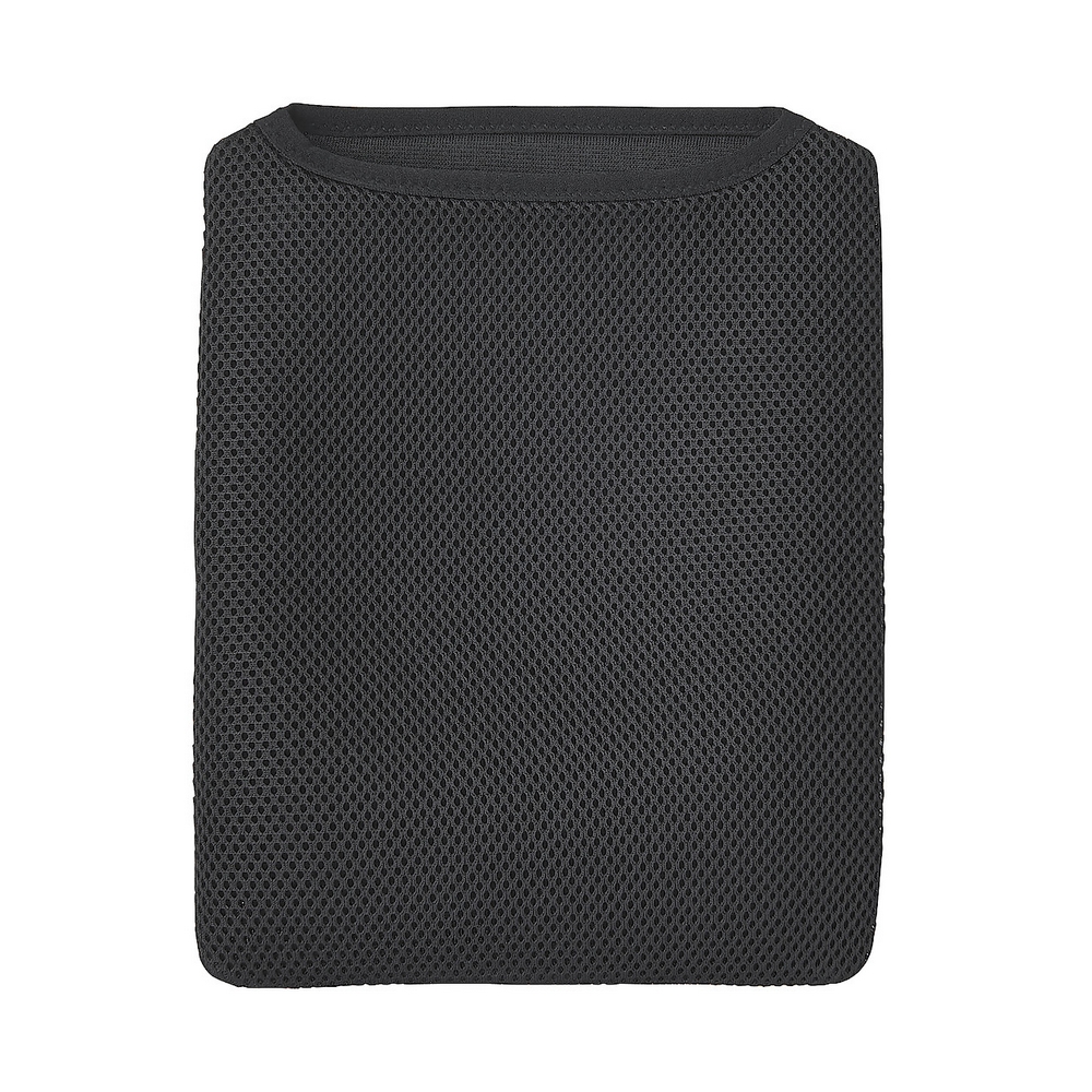 【MUJI 無印良品】聚酯纖維網眼緩衝保護包/黑.橫型.約11x17cm 歷史價格詳細信息