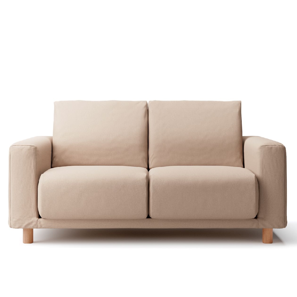 【MUJI 無印良品】棉平織聚氨酯獨立筒沙發套/深棕/3人座(大型家具配送) 歷史價格詳細信息
