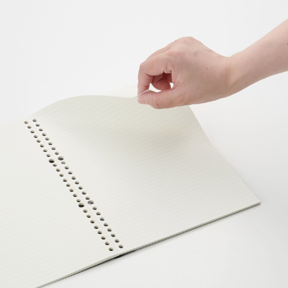 【MUJI 無印良品】活頁資料夾/20孔.A5.米 歷史價格詳細信息