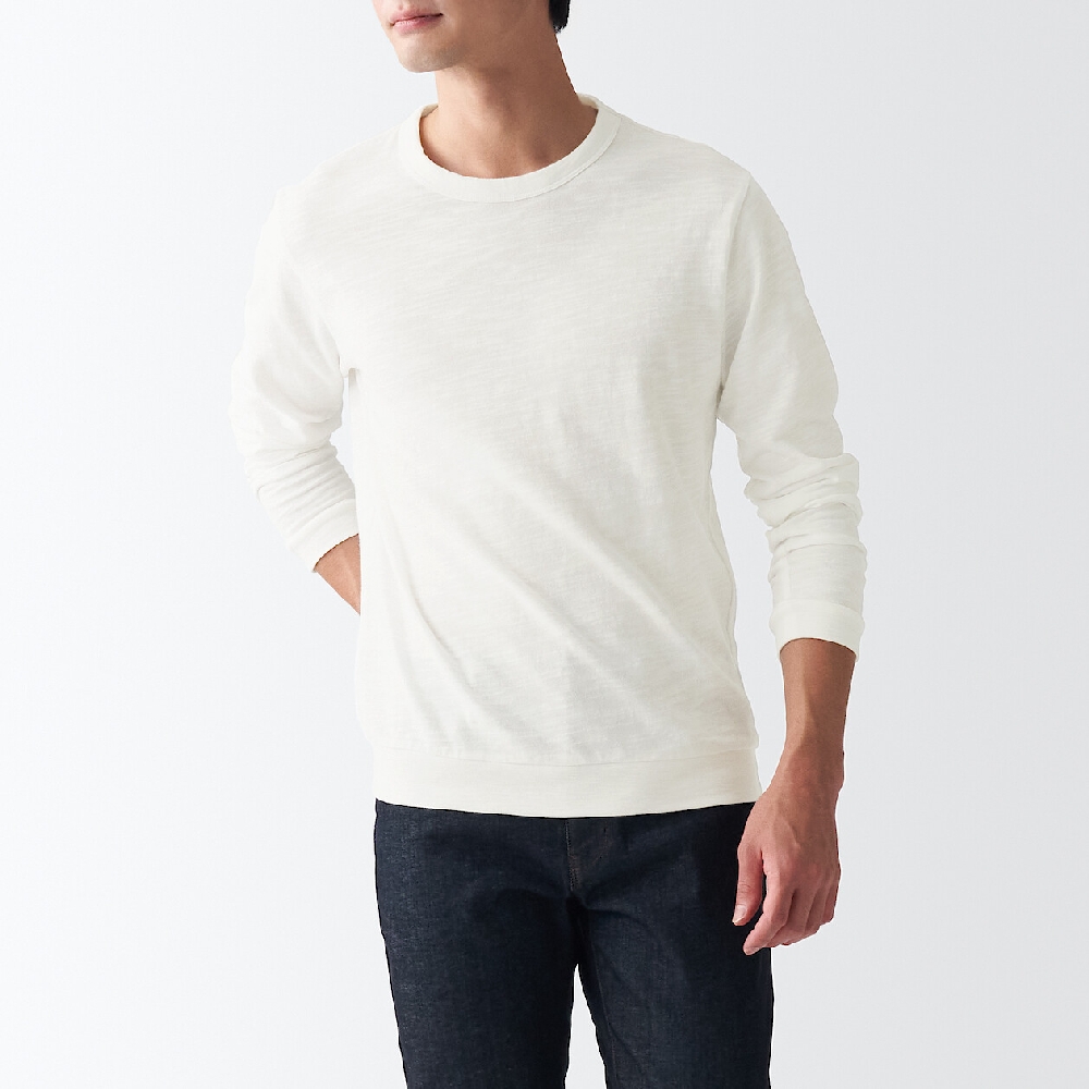 無印良品muji 長袖棉紡襯衫 XL號 藍/白2色 質感超優 原價1590 特價中 歷史價格詳細信息