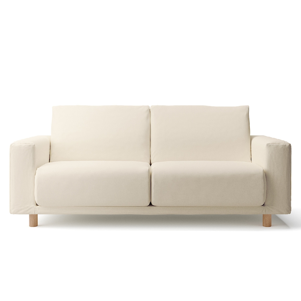 【MUJI 無印良品】棉鬆絨羽毛獨立筒沙發套/淺灰/3人座/躺椅型/右(大型家具配送) 歷史價格詳細信息