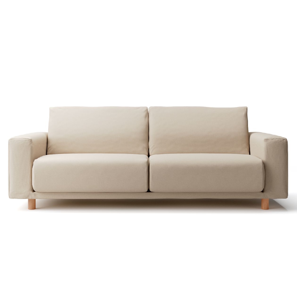 沙發本體/3人座/聚氨酯獨立筒(大型家具配送)【MUJI 無印良品】 歷史價格詳細信息