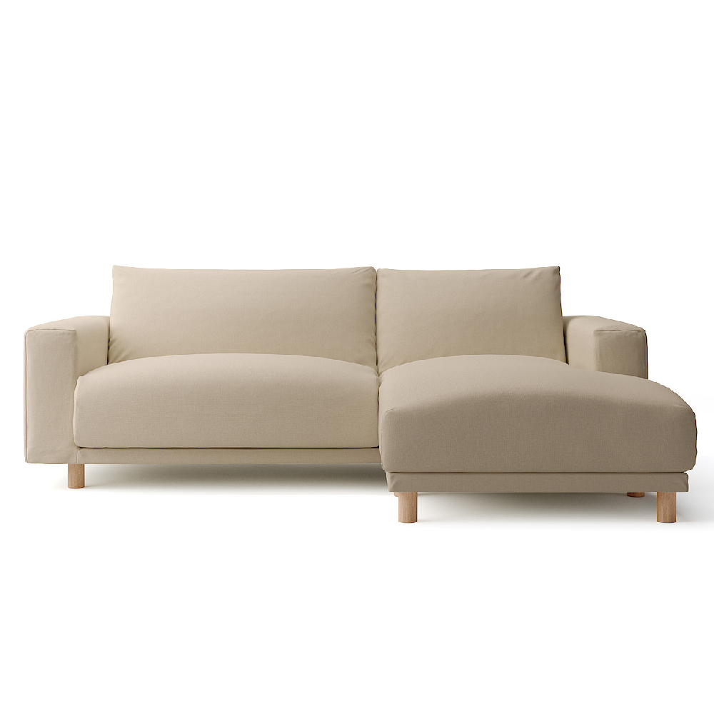 【MUJI 無印良品】沙發本體/3人座/羽毛獨立筒(棉丹寧_深藍沙發套/12cm黑色鋼製腳/大型家具配送) 歷史價格詳細信息