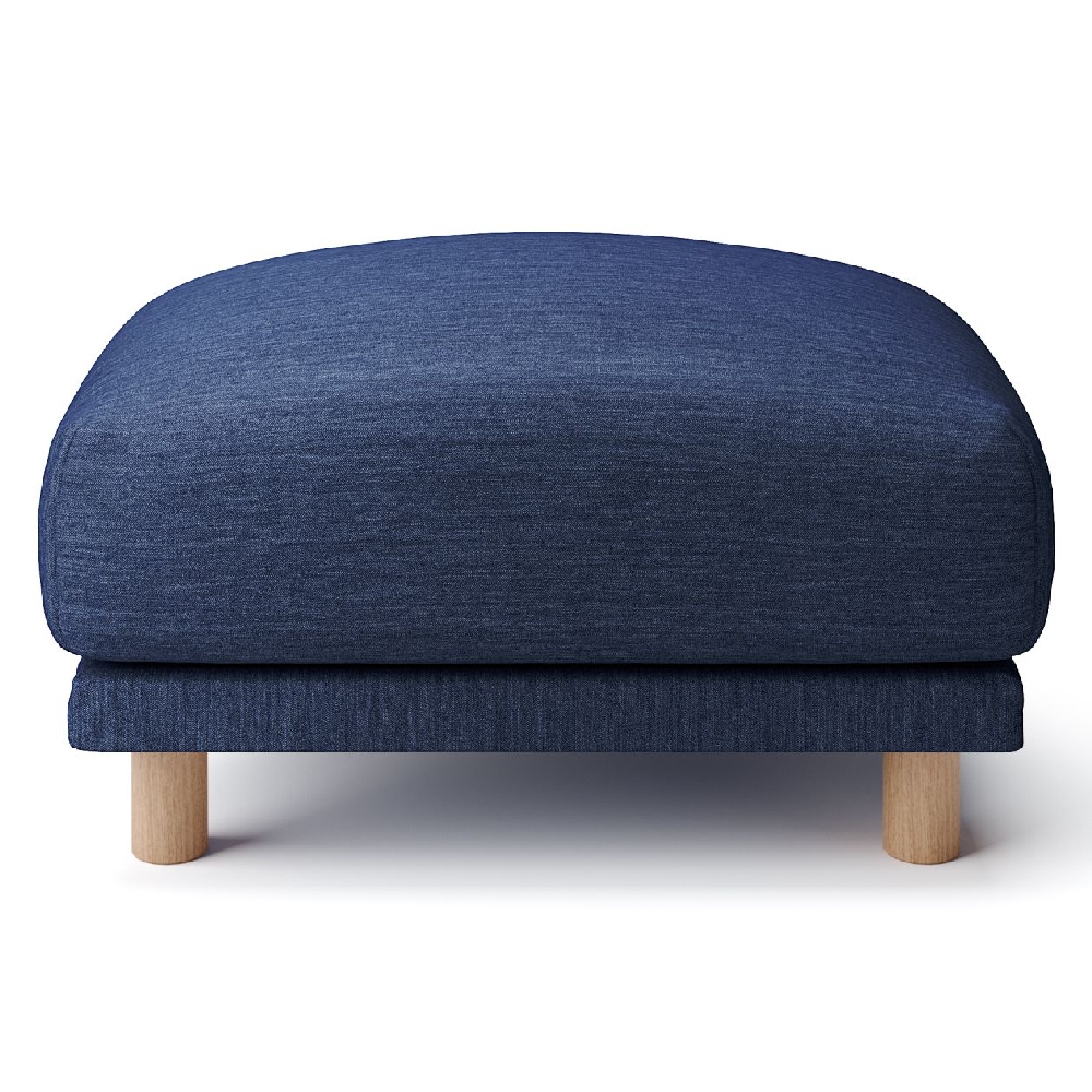 【MUJI 無印良品】棉丹寧羽毛獨立筒沙發凳套/深藍(大型家具配送) 歷史價格詳細信息