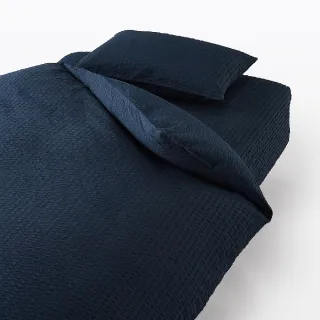 棉凹凸織被套/SD-D柔白【MUJI 無印良品】 歷史價格詳細信息
