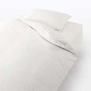 棉凹凸織被套/SD-D柔白【MUJI 無印良品】 歷史價格詳細信息